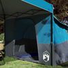 vidaXL Juego de Tienda de Camping con techo 2 pcs Azul Tafet&aacute;n y Tela