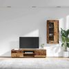 vidaXL Conjunto de mueble de TV con caj&oacute;n FLORIN Madera vieja