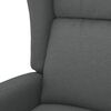 vidaXL Sill&oacute;n de masaje elevable tela gris oscuro