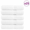 vidaXL Toallas de ba&ntilde;o SOLUND 25 uds blanco 100x150 cm 600 gsm