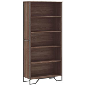 vidaXL Estanter&iacute;a madera de ingenier&iacute;a color marr&oacute;n roble 80x31x169 cm