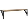 vidaXL Estanter&iacute;as de pared 2 pcs Roble artesanal 60 x 15 x 15,5 cm