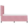 vidaXL Cama tipo Box Spring con colch&oacute;n Rosa 80 x 200 cm Terciopelo