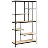 vidaXL Estanter&iacute;a madera ingenier&iacute;a acero roble Sonoma 99x35,5x176 cm