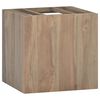 vidaXL Armario de ba&ntilde;o de pared madera maciza de teca 46x25,5x40 cm