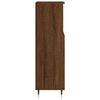 vidaXL Armario de ba&ntilde;o madera contrachapada marr&oacute;n roble 30x30x100 cm