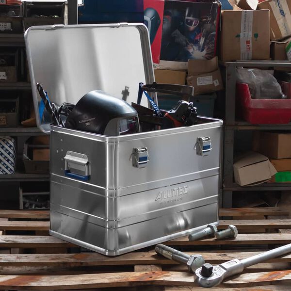 ALUTEC Caja de almacenaje COMFORT aluminio 73 L