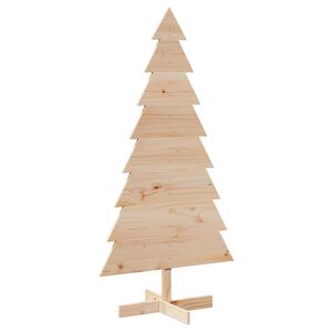 vidaXL &Aacute;rbol de Navidad de madera de adorno madera maciza pino 150 cm