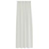 vidaXL Cortina de Voil&eacute; 2 pcs Crema 245 x 140 cm Poli&eacute;ster