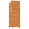 vidaXL Cobertizo de jard&iacute;n madera maciza de abeto marr&oacute;n 55x52x174,5cm