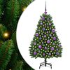 vidaXL &Aacute;rbol de Navidad artificial 120 cm 150 LED Blanco C&aacute;lido Verde