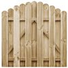 vidaXL Puerta de valla de madera de pino impregnada 100x100 cm