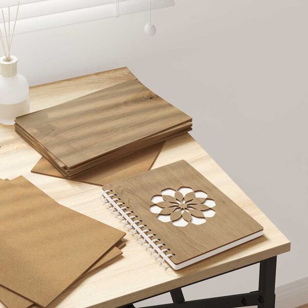 vidaXL Paneles Decorativos 12 pcs Roble artisan 21 x 30 x 0.3 cm