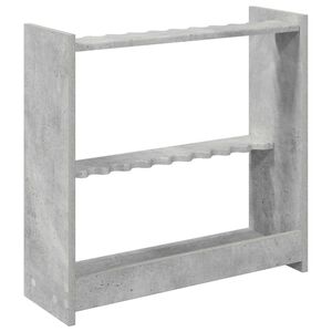 vidaXL soporte para tacos de billar Madera de ingenier&iacute;a Gris Hormig&oacute;n