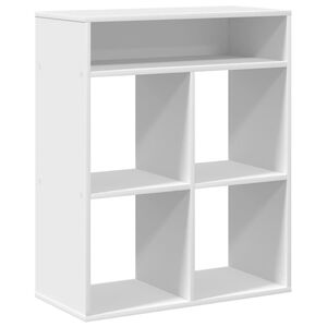 vidaXL Estanter&iacute;a librer&iacute;a madera contrachapada blanco 66x31x80 cm