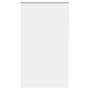 vidaXL Estor Enrollable Opaco Blanco 125x230 cm Tela Ancho 121,6cm