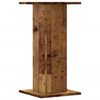 vidaXL Soportes de plantas 2 uds madera roble envejecido 30x30x60 cm