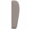 vidaXL Oreja de cabecero Beige 80 x 23 x 6 cm tela