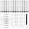 vidaXL Valla con Poste Gris 1,5 x 100 m Acero