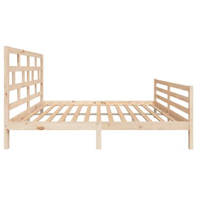 vidaXL Estructura de cama de madera maciza 150x200 cm