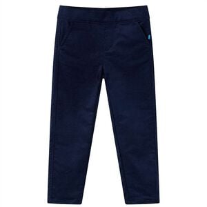 vidaXL Pantal&oacute;n infantil azul marino oscuro 92