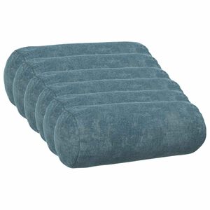 vidaXL Funda de almohada 6 uds. HEERLEN Azul &Oslash; 15 x 40 cm