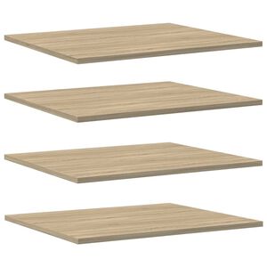 vidaXL Estante estanter&iacute;a 8 uds contrachapada roble Sonoma 60x50x1,5cm