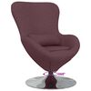 vidaXL Sill&oacute;n huevo Morado 63 x 73 x 90 cm tela