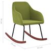 vidaXL Silla mecedora de terciopelo verde claro