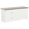 vidaXL Mueble para TV de madera blanco 90x30x40 cm