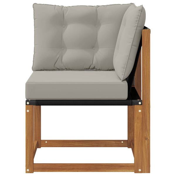 vidaXL Sof&aacute; de esquina para exteriores