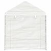 vidaXL Cenador con techo polietileno blanco 2,28x2,23x2,69 m
