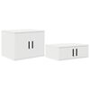 vidaXL Armario de almacenamiento 2 uds. 127 x 41 x 40 cm