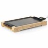 Tristar Plancha el&eacute;ctrica de cocina 2000 W bamb&uacute; 37x25 cm