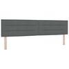 vidaXL Cama tipo Box Spring con colch&oacute;n Gris oscuro 200 x 200 cm tela