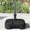 vidaXL Base para parasol de exteriores Negro 45 x 45 x 29.5 cm