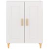 vidaXL Aparador de madera contrachapada blanco 69,5x34x90 cm