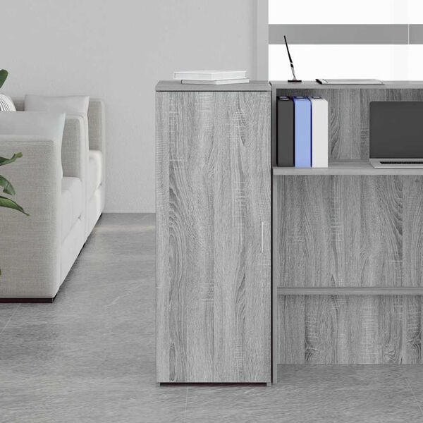 vidaXL Armario de madera ingenier&iacute;a gris sonoma 40x45x103,5 cm