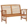 vidaXL Juego de muebles de jardín 3 piezas madera maciza de acacia