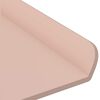 vidaXL Estante flotante 3 pcs Rosa 40 x 9 x 2,5 cm Acero
