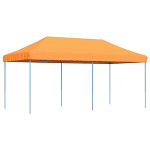 vidaXL Carpa de Fiesta Naranja 292 x 580 x 315 cm Tela Oxford
