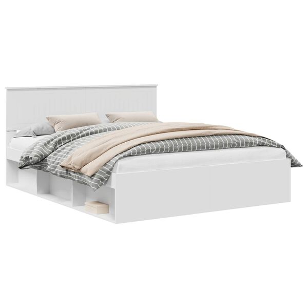 vidaXL Estructura de cama 160 x 200 cm Madera de pino macizo