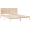 vidaXL Cama extralarga sin colch&oacute;n madera maciza 180x220 cm