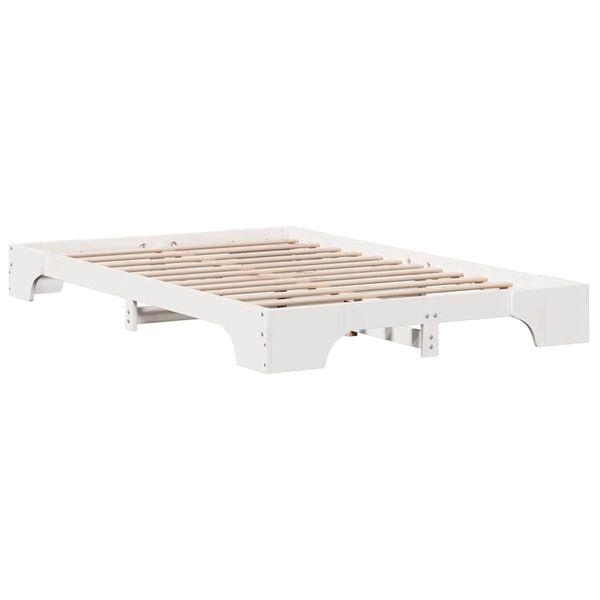 vidaXL Estructura de cama 135 x 190 cm Madera de pino macizo