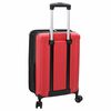 vidaXL Maleta con cerradura Rojo 34 x 23 x 55.5 cm Pl&aacute;stico ABS