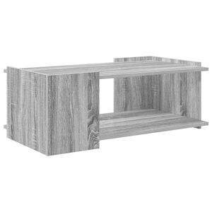 vidaXL Mesa de Caf&eacute; Gris Sonoma 90 x 50 x 33 cm Madera de Ingenier&iacute;a