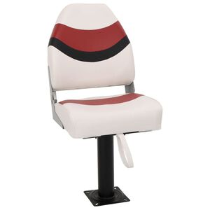 vidaXL Asiento para barco con pedestal giratorio 360&deg;