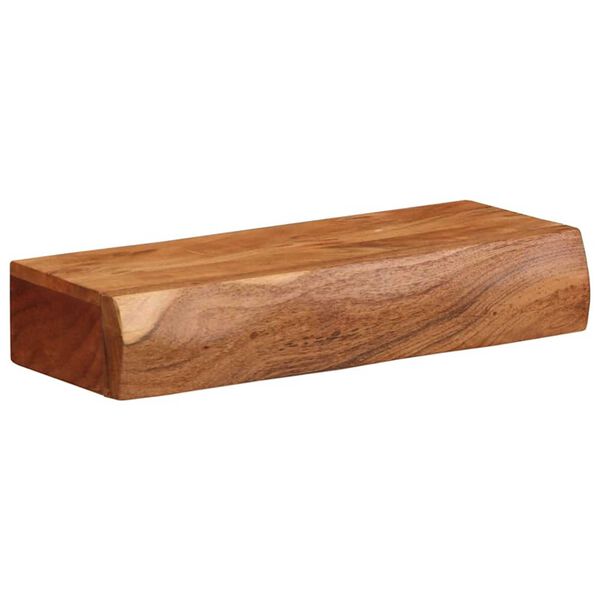 vidaXL Estantes de pared 2 unidades 40x17x8 cm madera maciza acacia
