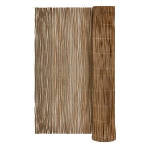 vidaXL Valla ca&ntilde;izo de sauce marr&oacute;n 300x100 cm