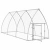 vidaXL Jaula para gallinas acero galvanizado plateado 300x105x120 cm